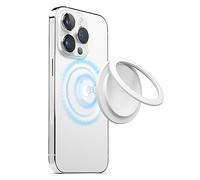 elago Supporto Magnetico ad Anello per Telefono - Compatibile con MagSafe e iPhone 17/16/15/14/13/12, Girevole a 360°, Supporto Flip Regolabile, Staccabile e Ricarica Comoda (Bianco)