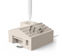 elago Supporto Matita Casa Compatibile con Apple Pencil PRO, Apple Pencil 2a, 1a Gen. Apple Pencil (USB-C) e Altre Penne, Stilo, Compatibile con Apple Pencil Custodia, Organizza Cavi (Pietra)