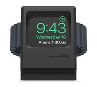 elago W3 Supporto di Ricarica Compatibile con Apple Watch Serie 11/10/9/8/7/6/5/4/3/2/1/Ultra3/Ultra2/Ultra/SE3/SE2/SE [49/46/45/44/42/41/40/38 mm] - modalità Supporto Notturno (Nero)