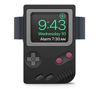 elago W5 Stand Compatibile con Apple Watch Serie 10/9/8/7/6/5/4/3/2/1/Ultra 2/Ultra/SE 2/SE (49mm 46mm 45mm 44mm 42mm 41mm 40mm 38mm), Compatibile con Modalità Supporto Notturno (Grigio Chiaro)