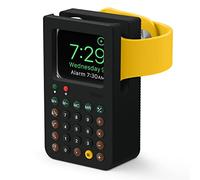 elago Stand Supporto di Ricarica W8 Compatibile con Apple Watch Series 10/9/8/7/6/5/4/3/2/1/SE 2/SE (46mm 45mm 44mm 42mm 41mm 40mm 38mm) Modalità Notte [Caricatore non Incluso] (Nero)