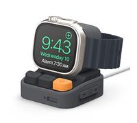 elago W9 Supporto Compatibile con Apple Watch Serie 10/9/8/7/6/5/4/3/2/1/Ultra 2/Ultra/SE 2/SE (49mm 46mm 45mm 44mm 42mm 41mm 40mm 38mm), Galaxy Watch Serie 7/6/5/Ultra (Grigio Scuro)