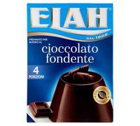 Elah Preparato per Budino al Cioccolato Fondente 90 gr - 10 Confezioni - 10x90 gr