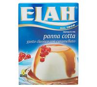 Elah - Preparato per Pannacotta, Gusto Classico con Caramellato - 5 confezioni da 90 g [450 g]