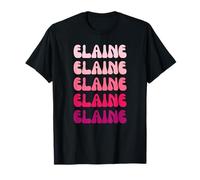 Elaine First Name Minimalist Design Maglietta