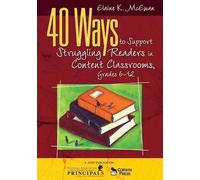 Elaine K. McEwa 40 Ways to Support Struggling Readers in Content Cla (Tascabile)
