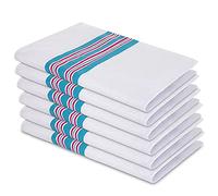 Elaine Karen Confezione da 6 coperte unisex in flanella, 100% cotone, per neonati o bambini, morbide, calde, accoglienti, per culla, passeggino, 30 x 40 cm