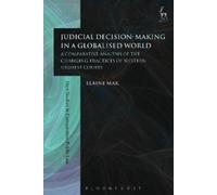 Elaine Mak Judicial Decision-Making in a Globalised World (Copertina rigida)