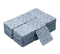 Elalove 600 Salviette per Unghie Blu Senza Pelucchi Monouso - Dischetti in Cotone Idrofilo 4.8x4.8 cm per Rimozione Smalto Gel, Sgrassatore Unghie e Manicure Professionale