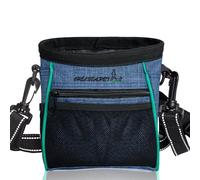 Elalove Borsa Addestramento Cane Marsupio Porta Crocchette e Premietti per Cani con Tasche Multifunzionali per Allenamento Passeggiate e Viaggi(Blu)
