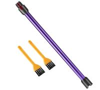 Elalove Tubo rigido estensibile compatibile con Dyson V11/V10/V15/V8/V7, prolunga da 73 cm con 2 spazzole gialle, connessione rapida, materiale leggero e resistente, colore: Viola