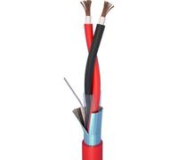 ELAN 282151R Cavo per allarme incendio LSZH 2 x 1.5 mm² Rosso Merce a metro