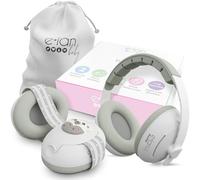 Elan Baby Paraorecchie 2 in 1 per neonati - Casco di protezione contro il rumore e i viaggi in aereo - 2 fasce - Protezione per le orecchie per neonati - Casco antirumore per neonati e bambini