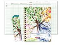 Elan Publishing Company Libro di registrazione per insegnanti di classe per 9-10 settimane, 35 studenti, 21,6 x 28 cm, include segnalibro, grafici per sedute, fogli di classificazione perforati (altre stagioni)