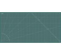 Elan Tappetino da Taglio 100x200 CM Verde, Piano da Taglio, Tappetino Autorigenerante a 5 Strati, Tappeto Antitaglio PVC Riciclato, Cutting Mat