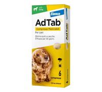 Elanco AdTab 6 Compresse per Cane → Antiparassitario per Cani da 11 a 22 Kg