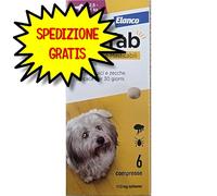 ELANCO ADTAB CANE 112MG - 6 COMPRESSE - ROSA (PESO 2,5-5KG) SCAD. 06-2028