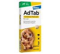 AdTab Elanco Compresse masticabili Antiparassitario orale per cani: cani >11 - 22 Kg