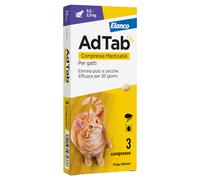 AdTab Elanco Compresse masticabili Antiparassitario orale per gatti : gatti fino a 2 Kg