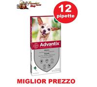 Elanco Advantix 0-4kg 12 pipette antiparassitarie per cane fino a 4kg