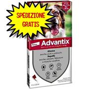 Bayer Advantix Spot On 4 pipette per cani da 10kg a 25kg