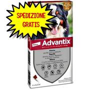 advantix Spot-On Per Cani Oltre I 40 Kg Fino A 60 Kg 4 Pipette Monodose 6 Ml