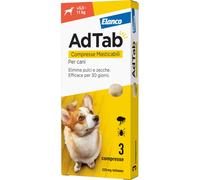 Adtab Per Cani Da 5,5 A 11kg 3 Compresse Masticabili 225mg