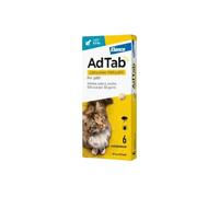Elanco ELANCO Adtab Gatti 2-8 kg - Antiparassitario Contro Pulci e Zecche 6 Compresse 48 mg