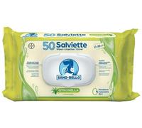 Elanco Salviette Detergenti Sano e Bello alla Citronella, 50 pezzi