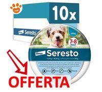 Seresto collare antipulci per cani : per cani fino a8 kg (38 cm)