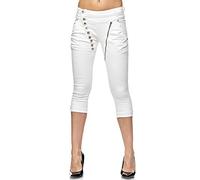 Elara 3/4 Jeans Donna Stretti Vita Alta Capri Chunkyrayan