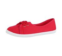 Elara Donna Ballerine Sneaker Lace-up Chunkyrayan 1413 Red 37
