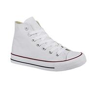 Elara Sneaker Unisex Sport High Top Scarpe da Ginnastica Chunkyrayan Bianco 85-109-A-Bleach-46
