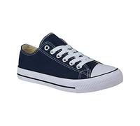 Elara Sneaker Unisex Tessile Scarpe da Ginnastica Low Top Chunkyrayan Blu Scuro 089-A E-4-E6-Navy-45
