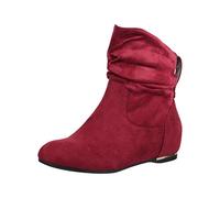 Elara Stivaletti da Donna con Tacco a Zeppa Chunkyrayan C270 Bordeauxrot-42