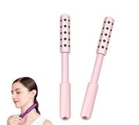 Elarique Glow Sculpting - Beauty Roller, Facelift Pro Beauty Roller, Uplift Facial Massaging Beauty Tool, with Cooling & Sculpting, with 30 Germanium Stone Face for up Lifting and Skin Care (Pink 2)