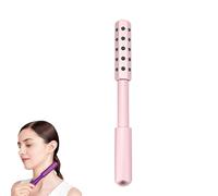 Elarique Glow Sculpting - Beauty Roller, Facelift Pro Beauty Roller, Uplift Facial Massaging Beauty Tool, with Cooling & Sculpting, with 30 Germanium Stone Face for up Lifting and Skin Care (Pink)