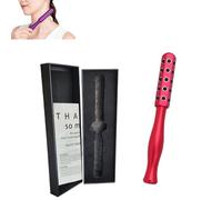 Elarique Glow Sculpting, Beauty Roller, Uplift Facial Massaging Beauty Tool, Cooling & Sculpting, Portable, Germanium Stones Face Tool, For Up Lifting And Skin Care (red)