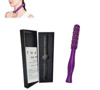 Elarique Glow Sculpting, Beauty Roller, Uplift Facial Massaging Beauty Tool, Cooling & Sculpting, Portable, Germanium Stones Face Tool, For Up Lifting And Skin Care (purple)