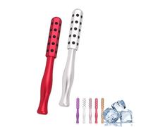 Elarique Glow Sculpting - Beauty Roller, Uplift Facial Massaging Beauty Tool, Elarique Face Roller, Facelift Pro Rollers, Facelift Pro Roller, Massage Face Tool, for Skincare (Silver+Red)
