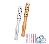 Elarique Glow Sculpting - Beauty Roller, Uplift Facial Massaging Beauty Tool, Elarique Face Roller, Facelift Pro Rollers, Facelift Pro Roller, Massage Face Tool, for Skincare (Gold+Silver)