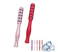 Elarique Glow Sculpting - Beauty Roller, Uplift Facial Massaging Beauty Tool, Elarique Face Roller, Facelift Pro Rollers, Facelift Pro Roller, Massage Face Tool, for Skincare (Pink+Red)