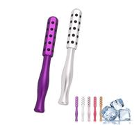 Elarique Glow Sculpting - Beauty Roller, Uplift Facial Massaging Beauty Tool, Elarique Face Roller, Facelift Pro Rollers, Facelift Pro Roller, Massage Face Tool, for Skincare (Silver+Purple)