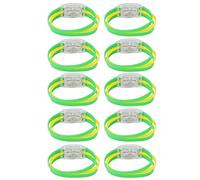 Elarvlo Bracciale Luminoso con Bandiera Nazionale, 10 Pezzi, per Partite