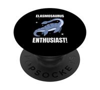 Elasmosaurus Enthusiast! Plesiosauro divertente PopSockets PopGrip Adesivo