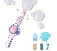 Elastic Bubble Fog Wand, Bubble Wands, Giant Bubble Wand for Kids Bulk, Blower Elastic Smoke Machine, Machine for Parties (Pink)
