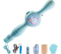 Elastic Bubble Fog Wand, Smoke Bubble Machine, Magic Interactive Fog Bubbles Machines, Lightweight Design for Party, Wedding, Festival, Birthday (Blue)