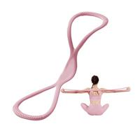 Elastic Exercise Band, Figure 8 Resistance Puller with Foam Handles 18.11x4.53x1.73 inches, 15LB Fitness Rope for Chest Leg Shoulder Training Recovery Home Gym Sports Beginners Workouts