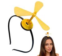 Elastic Headband Women, Adjustable Hairband Accessory, Stereo Propeller Design Headband with Comfortable Fit, Hairband with Flexible Stretch, Teens Adults Girls Boys Women Party Stage Photography