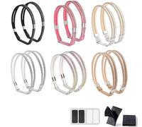 Elastic High Heels Shoe Straps,Rhinestone Elastic High Heel Anti-Loose Straps,High Heel Anti-Loose Straps,Anti Loose Strap for High Heels,Detachable Shoe Straps for Heels (C-6pcs)